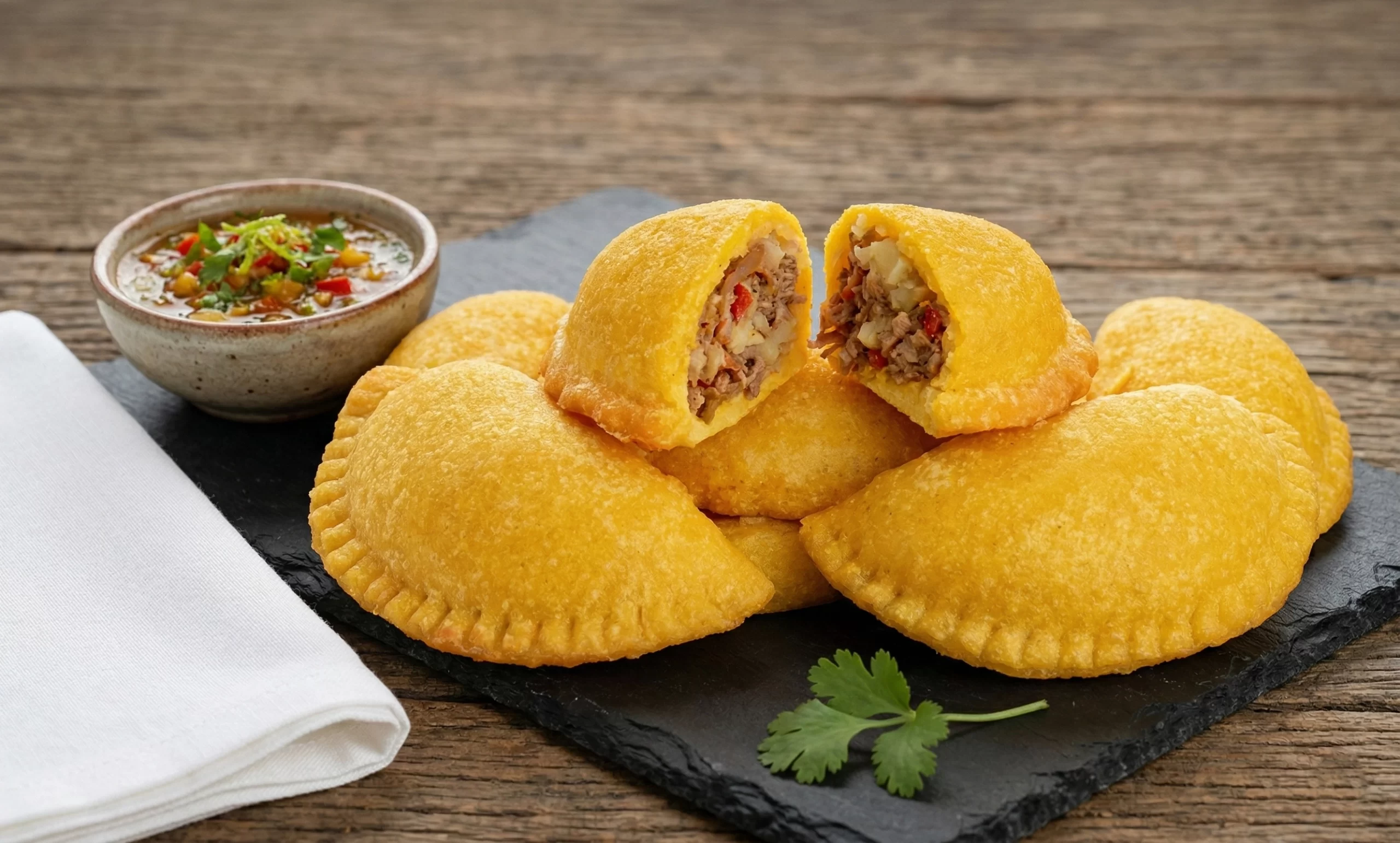 EMPANADA DE CARNE TIPO COLOMBIANO