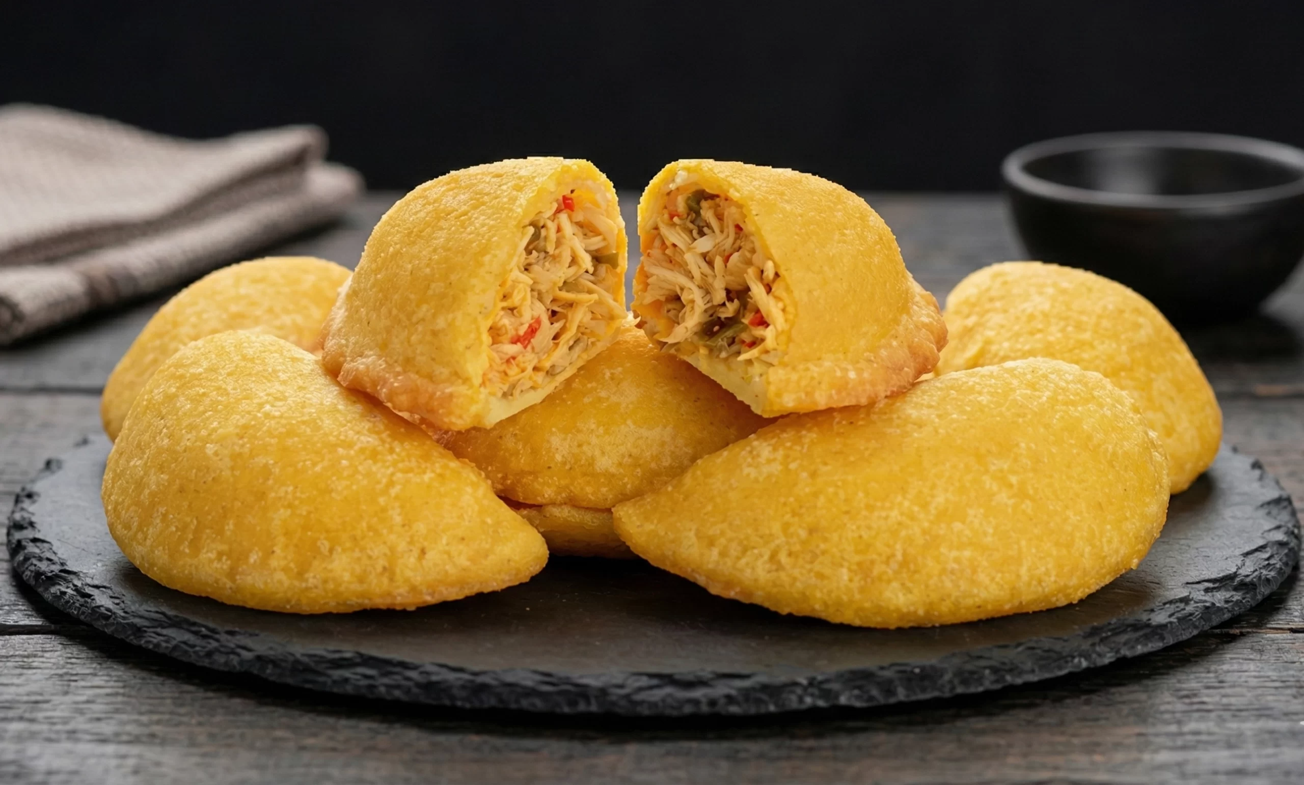 EMPANADA TIPO COLOMBIANA DE POLLO