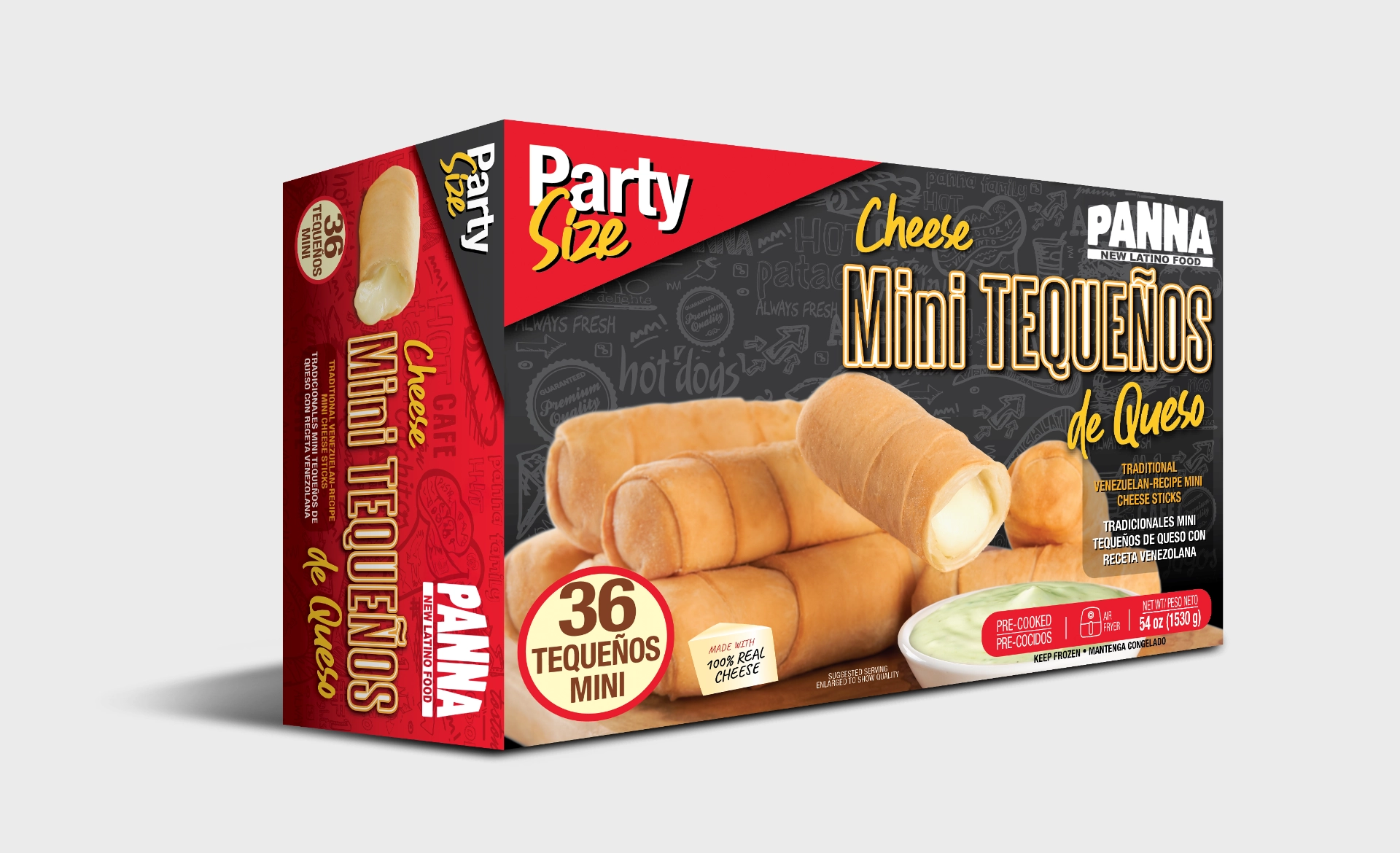 MINI TEQUEÑO DE QUESO X36
