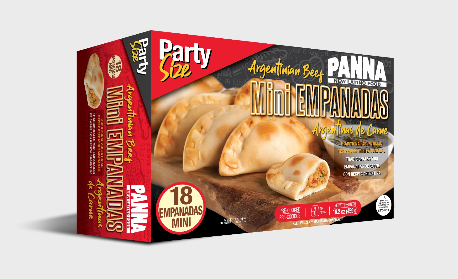 MINI EMPANADA ARGENTINA DE CARNE X18