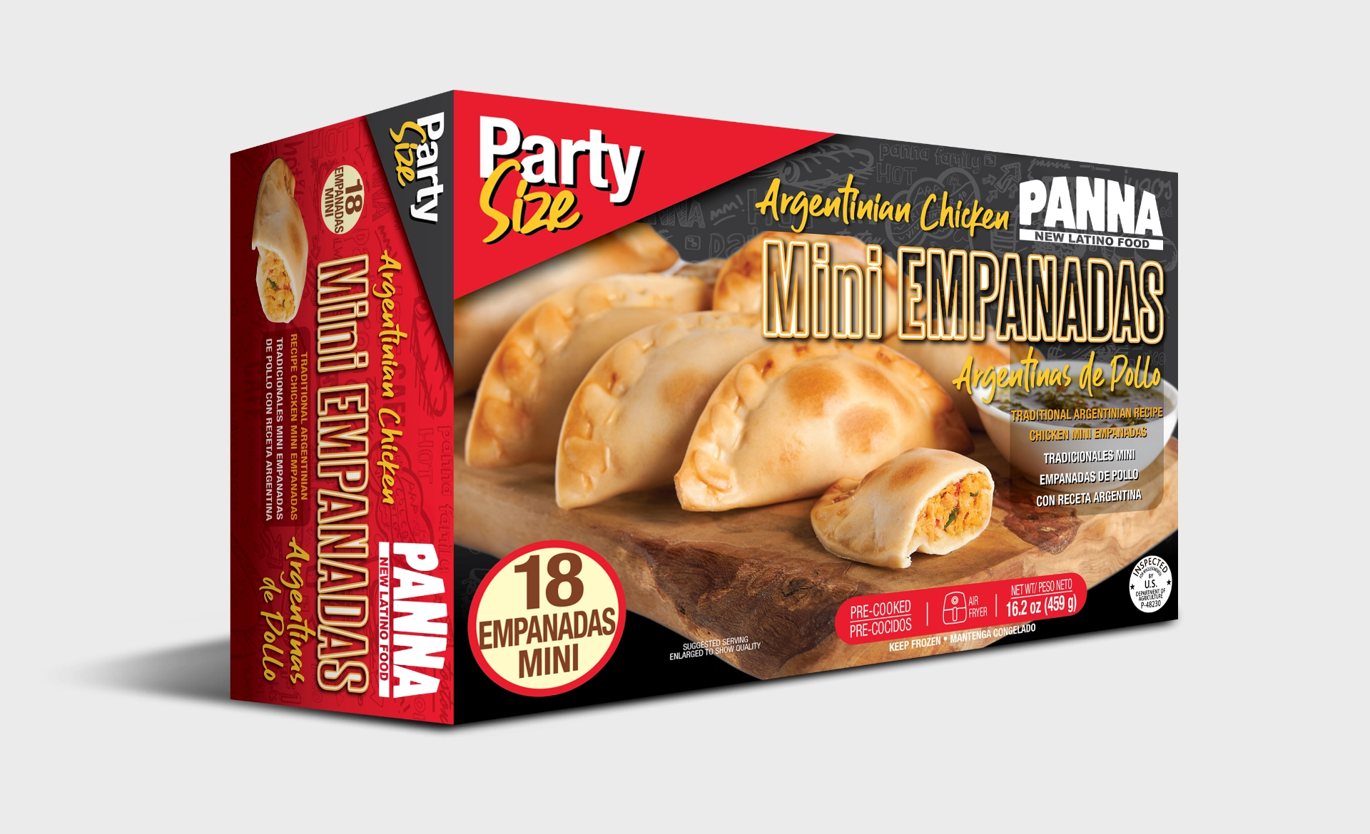 MINI EMPANADA ARGENTINA DE POLLO X18