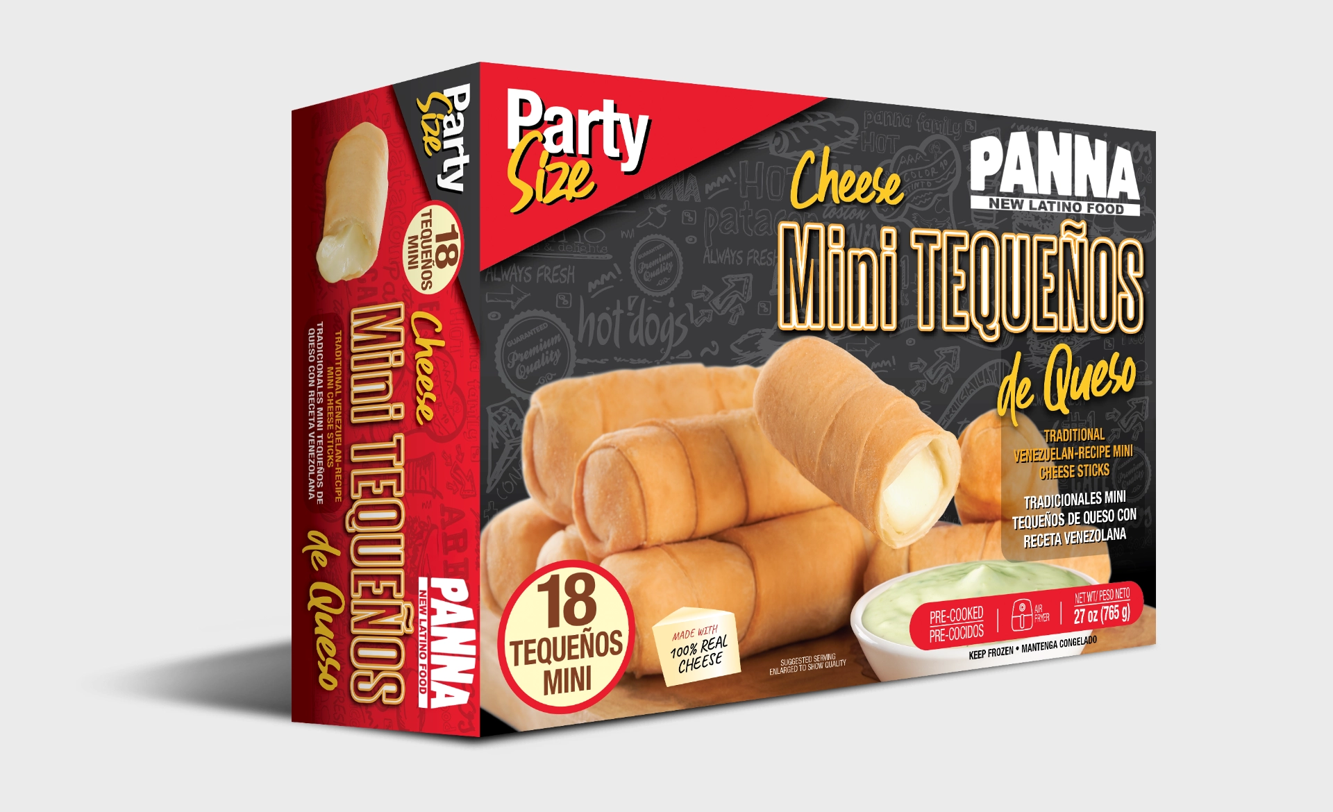 MINI TEQUEÑO DE QUESO X18
