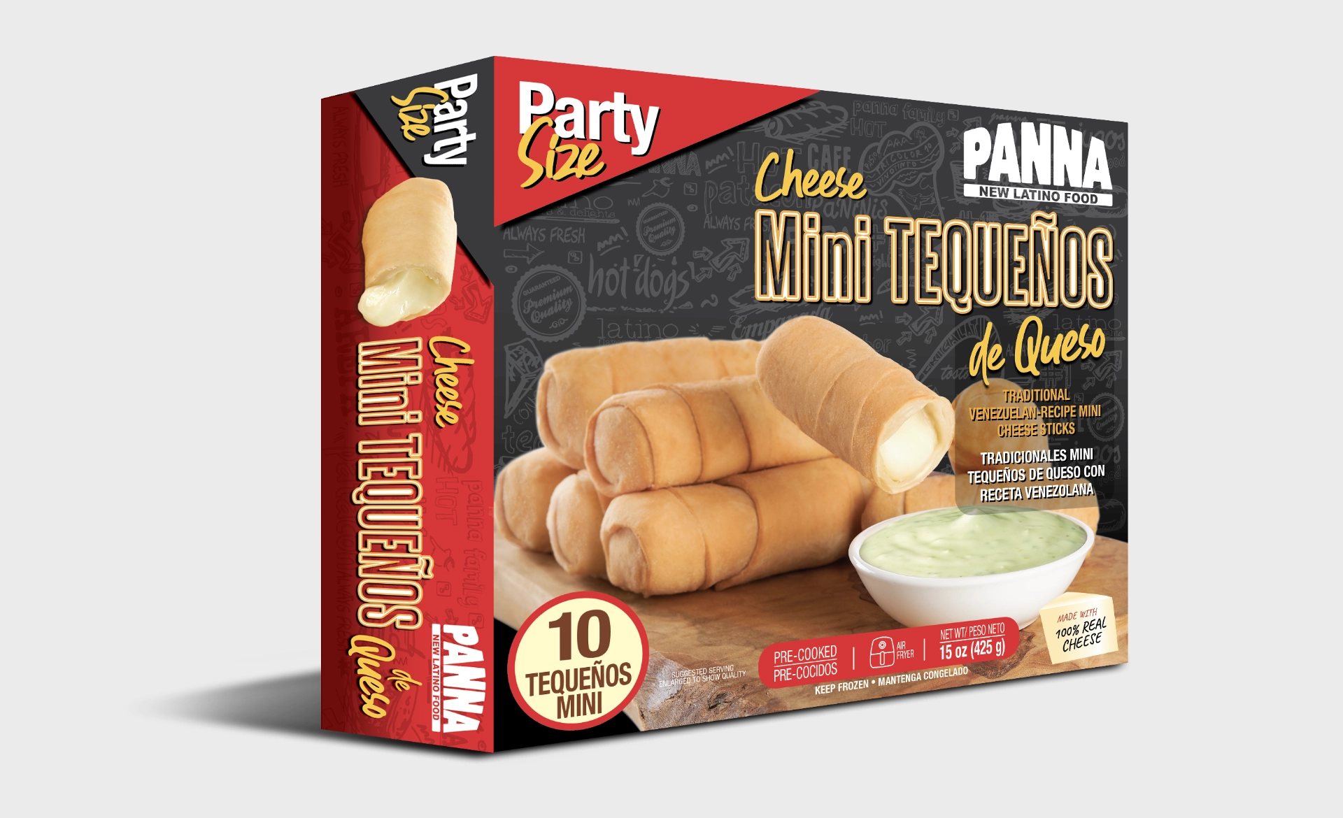MINI TEQUEÑO DE QUESO X10